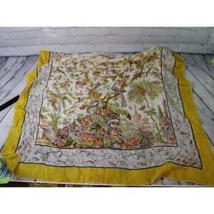 SUPER VINTAGE RUSSIAN SILK SCARF!!